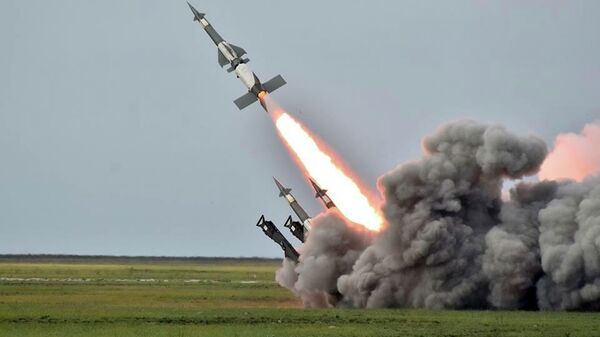 Учения с боевой стрельбой из зенитных ракетных комплексов ВС Украины