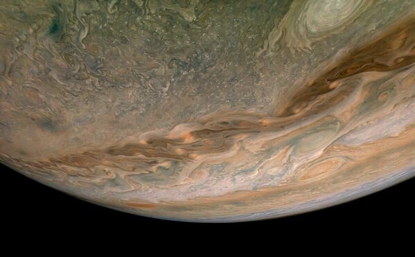 Северное полушарие Юпитера