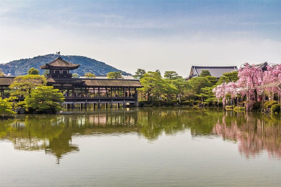 Императорский дворец в Киото, Япония