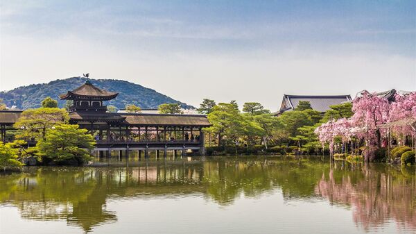 Императорский дворец в Киото, Япония
