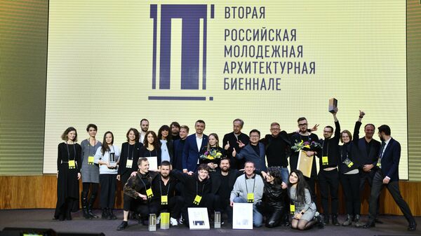 Все финалисты и члены жюри второй Российской молодежной архитектурной биеннале