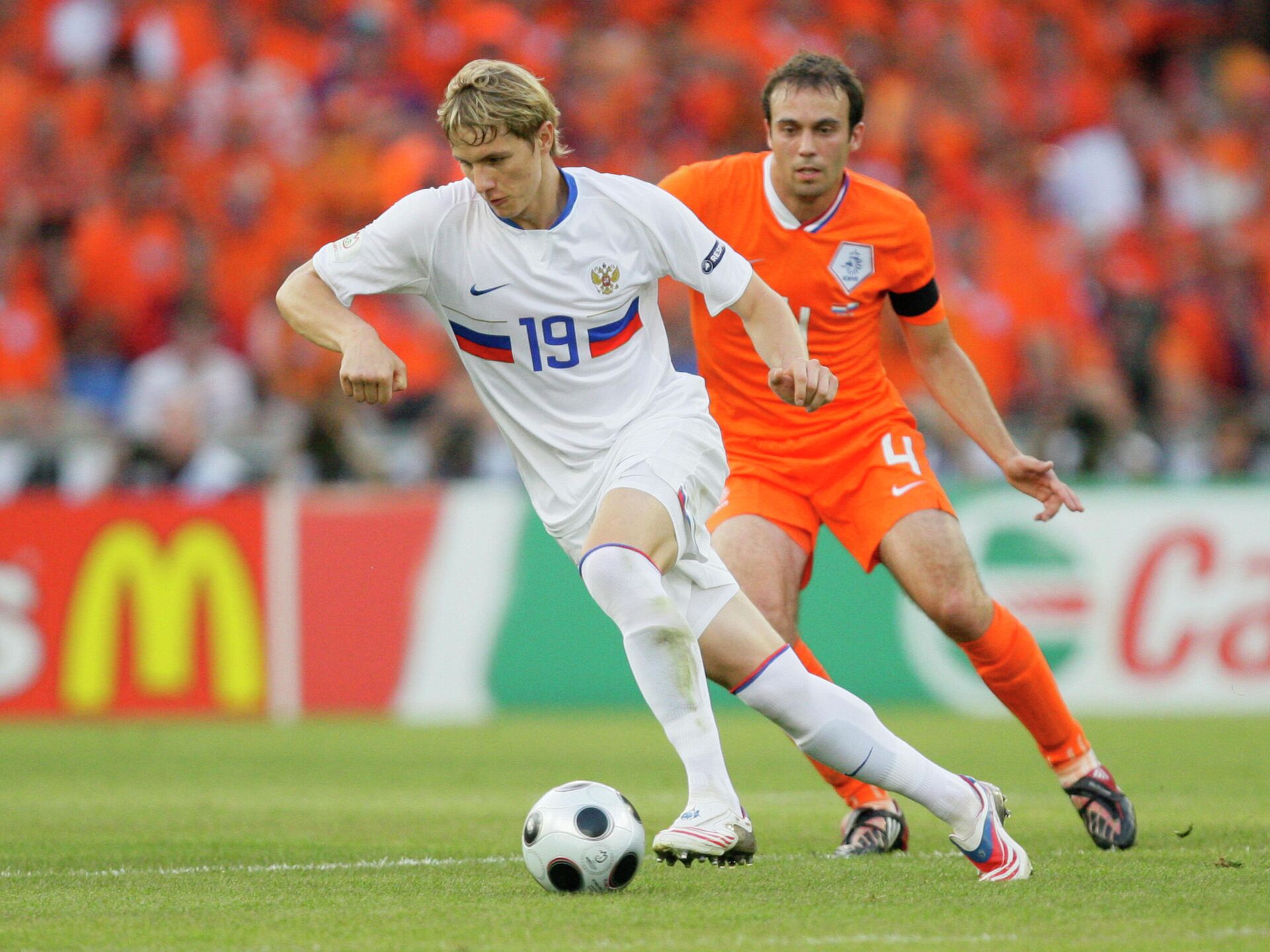 евро 2008 россия голландия голы кто забил