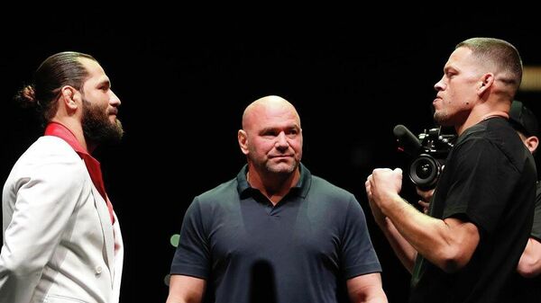 Бойцы UFC Хорхе Масвидаль (слева) и Нейт Диас (справа) Бойцы UFC Хорхе Масвидаль (слева) и Нейт Диас (справа)