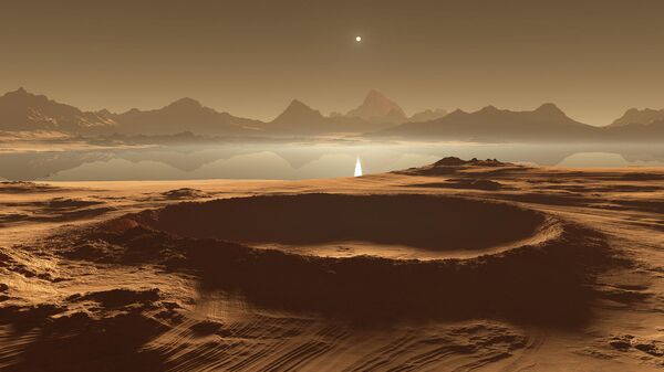 Титан, крупнейший спутник Сатурна