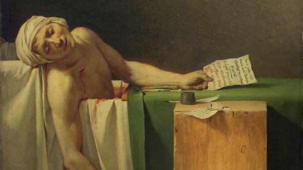 Картина Жака-Луи Давида Смерть Марата ( 1793)