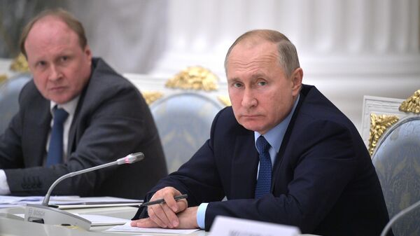 Президент РФ Владимир Путин проводит заседание Совета при президенте РФ по русскому языку