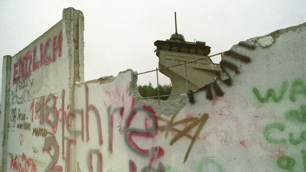 Остатки Берлинской стены.