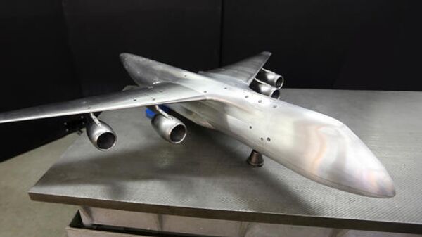 Аэродинамическая модель самолета Слон в конфигурации без оперения