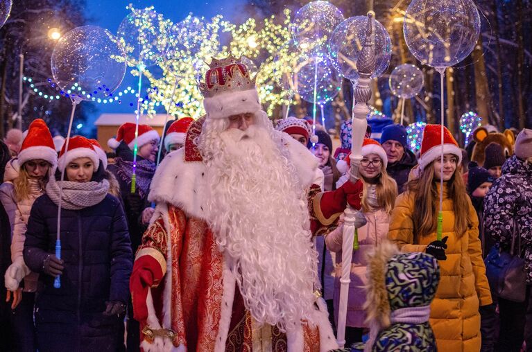 Новогодние украшения в Рязани