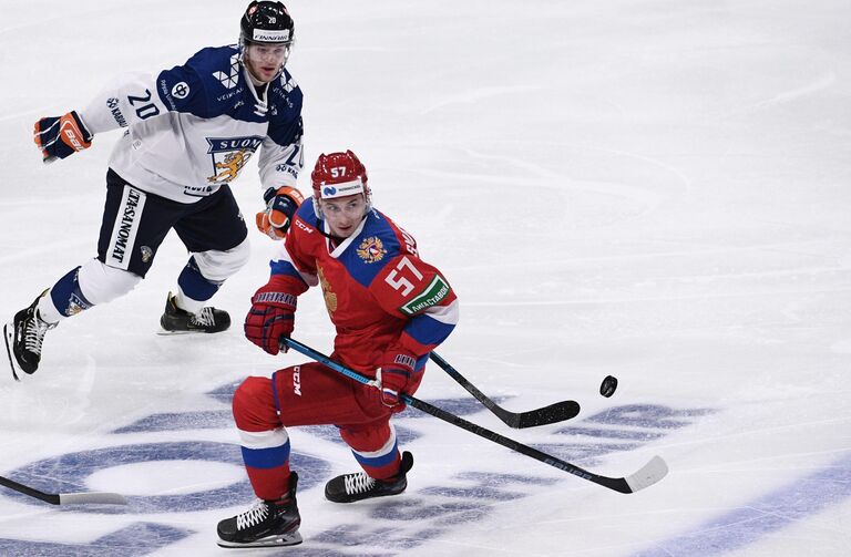 Хоккей. Кубок Карьяла. Матч Россия - Финляндия