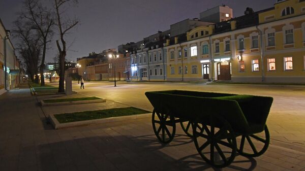 Ночная улица в Москве