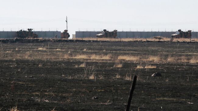 Совместный российско-турецкий патруль на северо-востоке Сирии