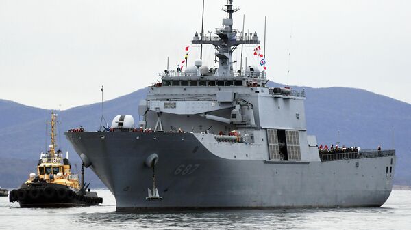 Танкодесантный корабль ВМС Южной Кореи