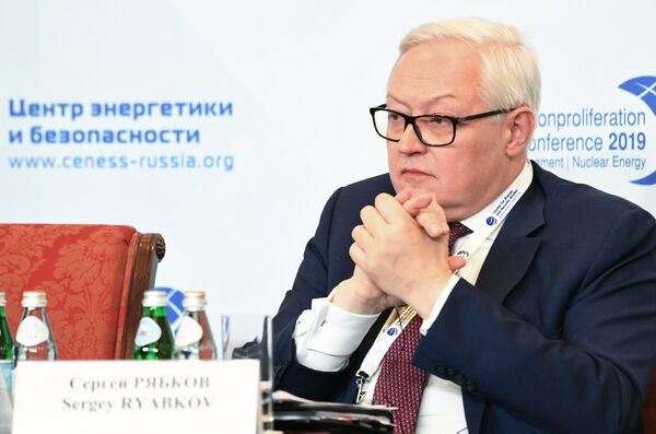 Заместитель министра иностранных дел России Сергей Рябков на Московской конференции по нераспространению Заместитель министра иностранных дел России Сергей Рябков на Московской конференции по нераспространению