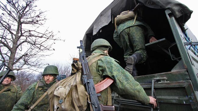 Военнослужащие Народной милиции ДНР