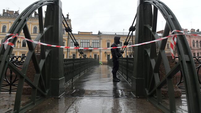 Следственные действия на реке Мойке в Санкт-Петербурге. 10 ноября 2019