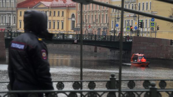 Следственные действиях на реке Мойке в Санкт-Петербурге. 10 ноября 2019
