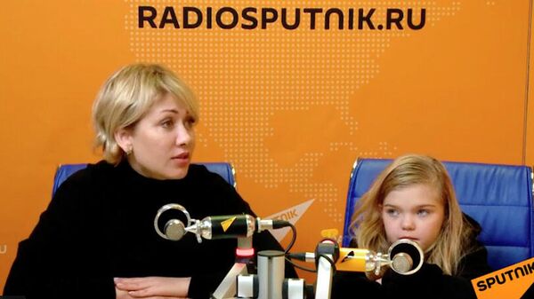 Зоя Кукшкина в студии радио Sputnik