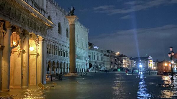 Паводок в Венеции