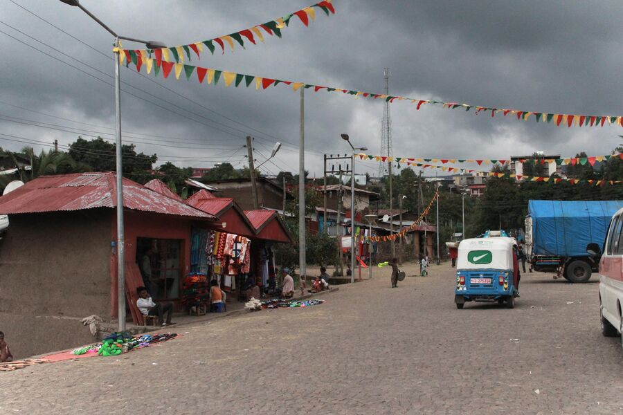 Центральная улица Лалибелы. Эфиопия
