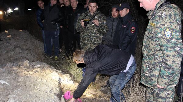На месте сокрытия тела девочки в Раздольненском районе Республики Крым