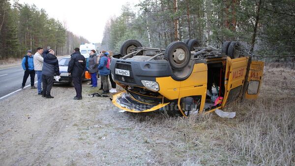 ДТП с участием школьного автобуса в Гусь-Хрустальном. 15 ноября 2019