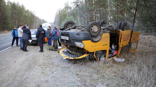 ДТП с участием школьного автобуса в Гусь-Хрустальном