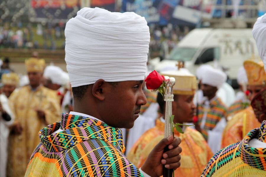 Праздник Мескель в Аддис-Абебе