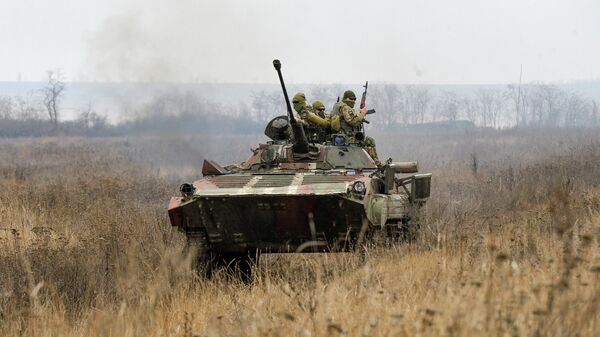 Военнослужащие ВСУ в Донбассе
