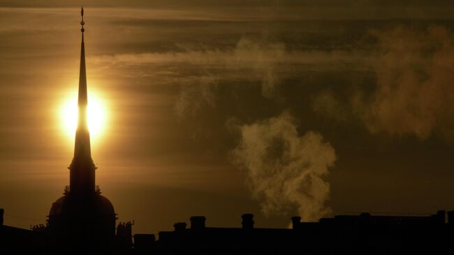 Зимняя погода в Санкт-Петербурге