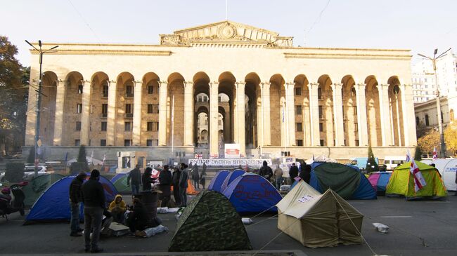 Акции протеста в Тбилиси