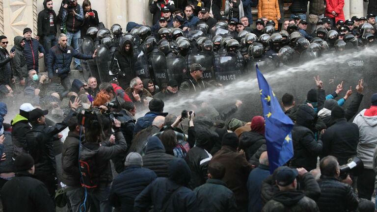 Акции протеста в Тбилиси