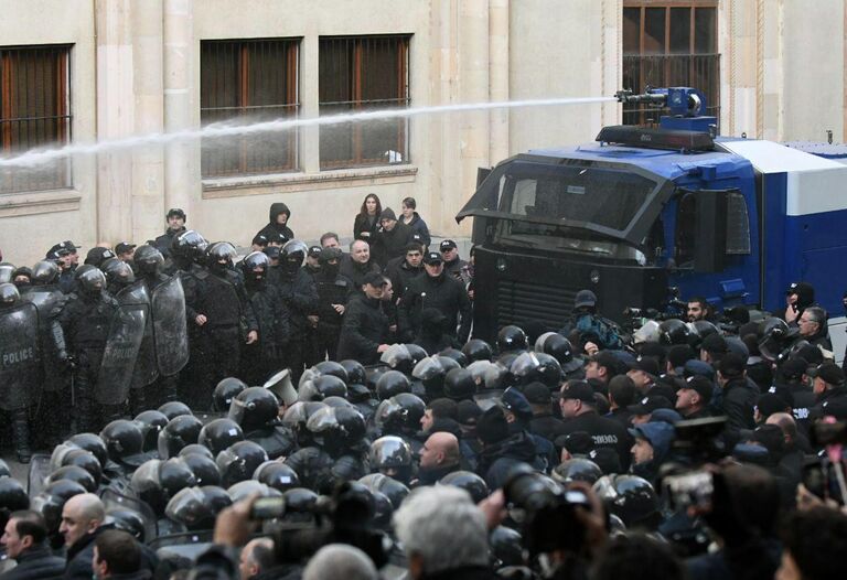 Акции протеста в Тбилиси