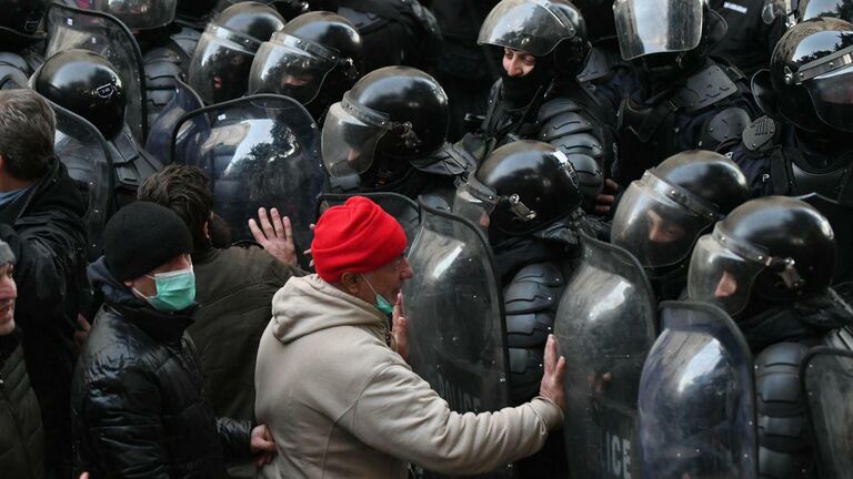 Акции протеста в Тбилиси