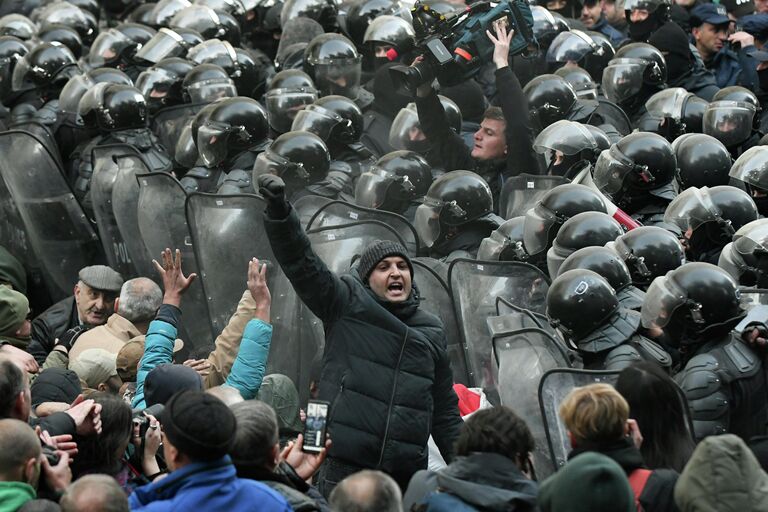 Акции протеста в Тбилиси