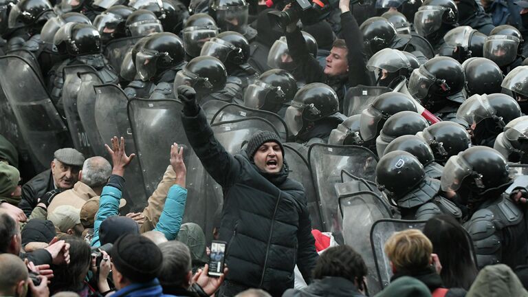 Акции протеста в Тбилиси