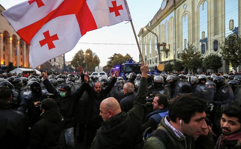 Акции протеста в Тбилиси