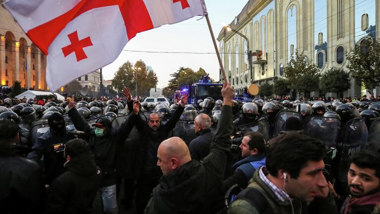 Акции протеста в Тбилиси