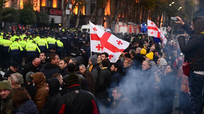 Акция протеста в Тбилиси