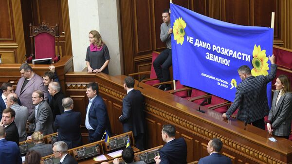 Перед началом заседания Верховной Рады Украины, 13 ноября 2019