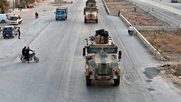 Турецкие военные на севере Сирии