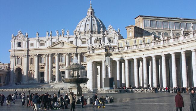 Площадь Святого Петра в Риме. Архив