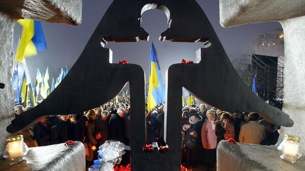 Мемориал памяти жертв голодомора 1932-1933 годов в Киеве  