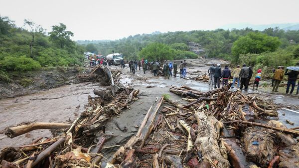Последствия наводнений в западной части Кении. 23 ноября 2019