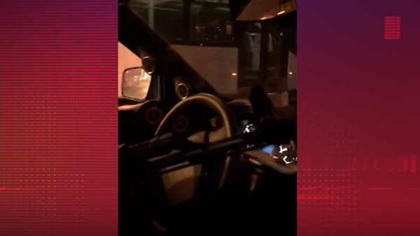 Момент стрельбы из окна машины в Петербурге попал на видео
