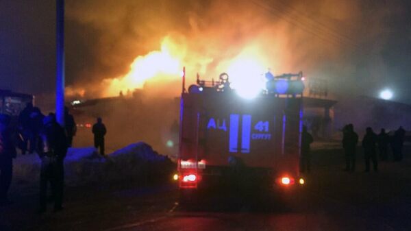 Пожар в ресторане Кристалл в Ханты-Мансийском автономном округе