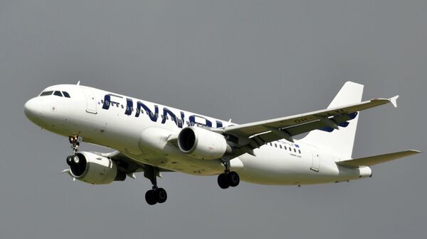 Самолет Airbus A320 авиакомпании Finnair