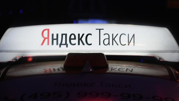 Световой короб Яндекс Такси