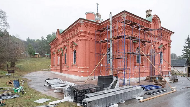 Ремонт в Свято-Введенском Макариевском Жабынском мужском монастыре