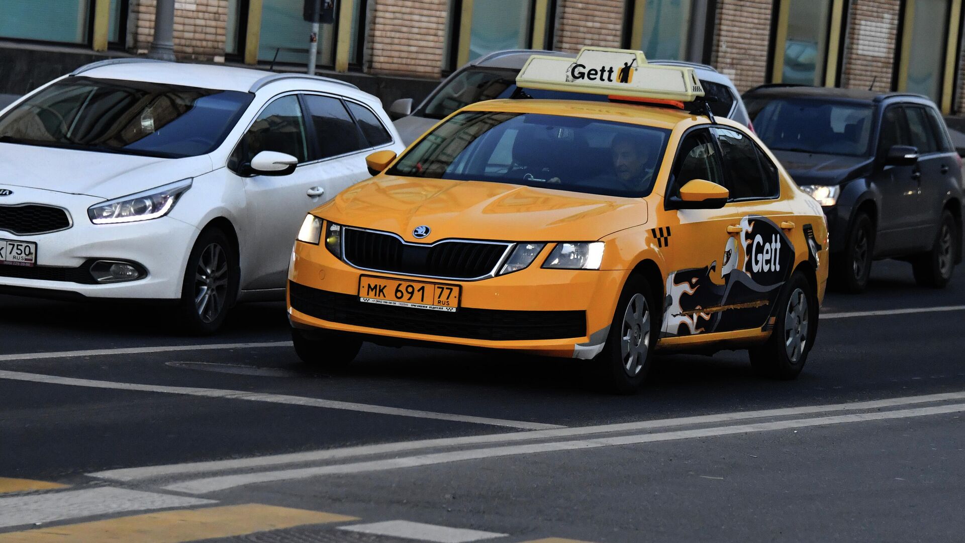 Автомобиль службы такси Gett - РИА Новости, 1920, 19.05.2022